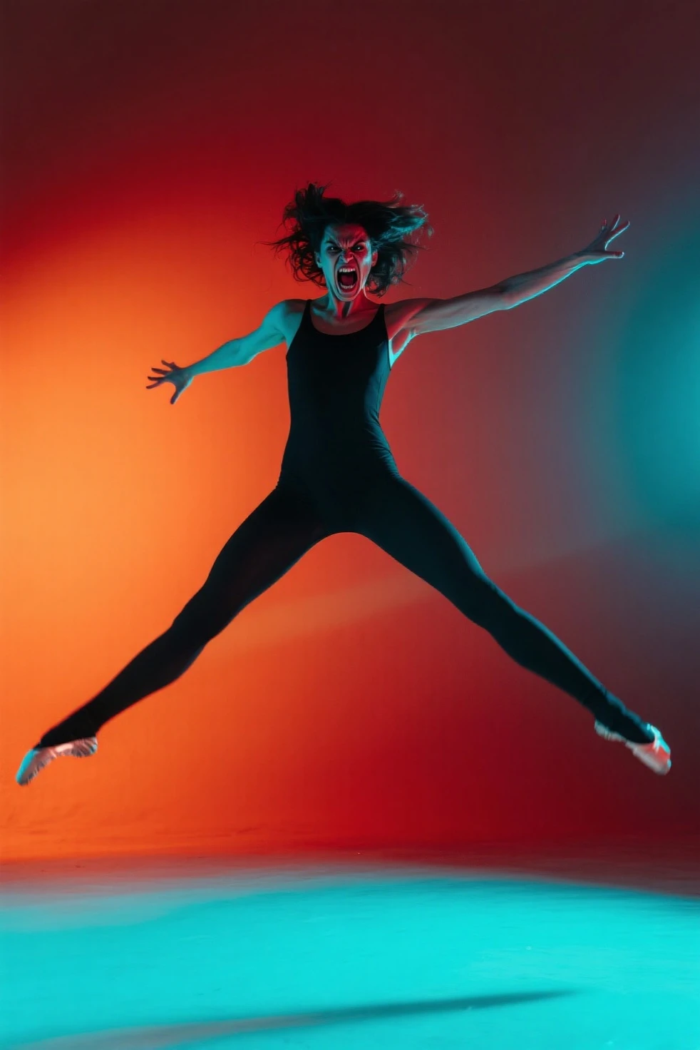 full body,from below,photo of a 18 year old girl,diving from the sky,happy,bare hands,(shirt:1.2),(pants:1.2),ray tracing,detail shadow,shot on Fujifilm X-T4,85mm f1.2,sharp focus,depth of field,blurry background,bokeh,motion blur,<lora:Ultra_Instinct_TYPE_A:1>,<lora:add_detail:1>,<lora:LCM_LoRA_Weights_SD15:1>,