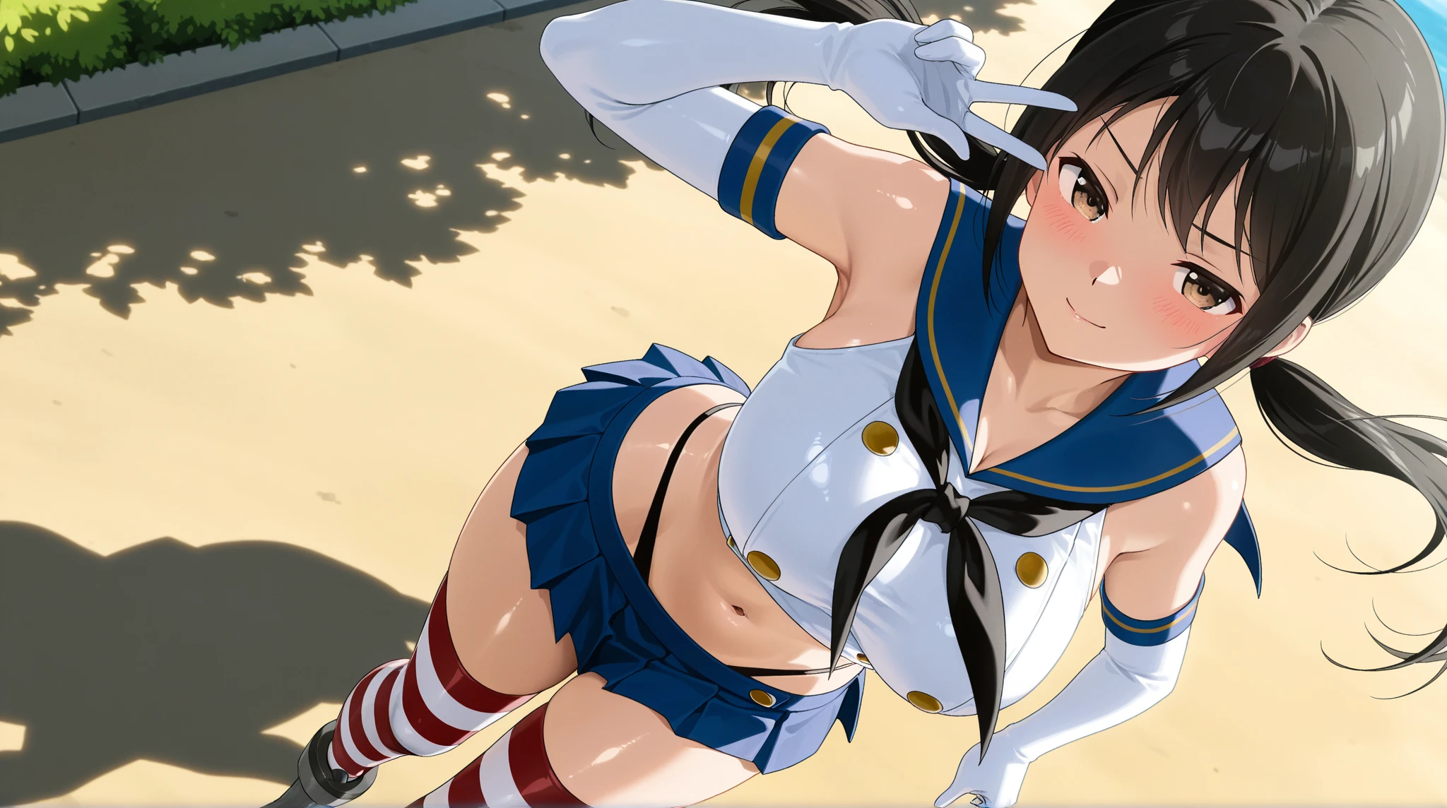 (((Sailor Pluto:1.6)))、smile, View your viewers, (((Sailor Warrior Uniforms:1.8))), skirt, gloves、((8K)), ((32k)), ((Highest quality)), ((masterpiece)), ((超High resolution)), ((Tmasterpiece)), (((head shot:1.6)))、((8K)), ((32k)), ((Highest quality)), ((masterpiece)), ((超High resolution)), Fine skin、Expose your shoulders、魅惑的なsmile、Brown Hair, Brown eyes, Long and high ponytail、1 person、Age 25, Japanese Mature, beautiful指, beautiful長い脚, beautiful体, beautiful鼻, beautifulキャラクターデザイン, Perfect Eyes, Perfect Face, jewelry, See through, smile、hair ornaments, king of fighters、 (Tabletop, Highest qualityの, Highest quality, beautifully、beautiful: 1.2), Very detailed, More detailed,適切な体のProfessionalポーション,Tabletop,Ultra-high quality output images,High resolution,Intricate details,Very delicate and beautiful hair,Realistic photos,dream-like,Professionalの照明,Realistic Shadows,Focus Only, (Big Breasts:1.2,) , フローティングskirtFine skinの質感, High quality fabric, High quality metallic texture、((Beautiful and dense face))、RAW Photos、Professional, Ultra-fine painting, ((alone)), beautiful胸、Highest quality, Very detailed, Very detailed詳細, Finer details, so beautiful,(Five Fingers, Four fingers and thumb),Concept Art, Anime fantasy artwork, Detailed fantasy art,8KHigh resolution, Detailed Art, 8 Slim legs, Defined, Defined fingers