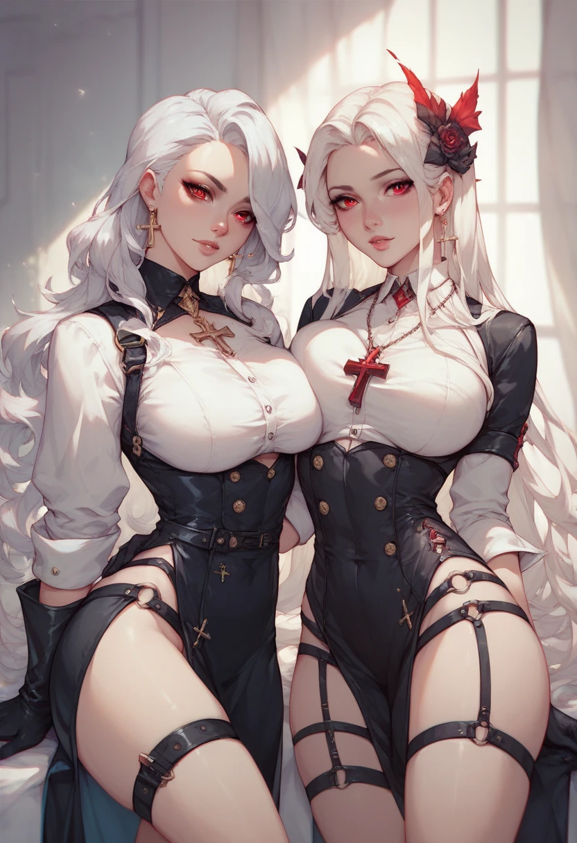 on fours, back view, sex, sensual poses, hot poses, legs spread, (masterpiece, best quality:1.4), absurdres, highres, ultra detailed, beautiful, (maid), (perfect face, detailed face, beautiful:1.3),(natural breasts, cleavage), collarbone, fingerless gloves, gloves,spaghetti strap top, black pencil skirt, tight, over the knee skirt, hat, elegant maid outfit, thighhighs, thick thighs, thighs, multiple belts, More detailed 8K.motor irreal:1.4,UHD,La mejor calidad:1.4, fotorrealista:1.4, textura de la piel:1.4, obra maestra:1.8,obra-prima, mejor calidad,objeto Objeto], (detailed face features:1.3),(manos detailed)