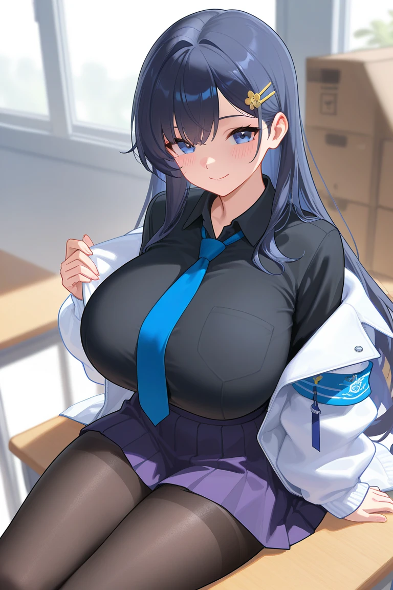 In a corner of the office, a female colleague confesses her love to a male colleague. The woman is shy but brave in her confession, and her uniform is bursting at the seams with her huge bust size. The man is also not averse to the situation.
Illustration:
Full body portrait
High quality, detailed drawing
Award-winning anime art
Additional details: