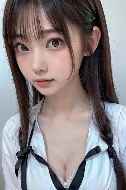 ((A high school girl is wearing a cute apron and doing work experience at a kindergarten)), ((masterpiece, highest quality, High resolution, 超High resolution, Perfect Pixel, Depth of written boundary, 4K, RTTX 10.0, High resolution))), (three adult women:1.3), Beautiful Anime Woman, (baby face, idle face), Beautiful art style, Anime characters, ((Long Hair, bangs, Dark brown hair, ponytail)), ((Beautiful eyelashes)), ((Detailed face, blush:1.2)), ((Smooth texture, Realistic texture, Anime CG Style)), Perfect body, Slender body, Exact finger count、Exact number of legs、Exact number of arms, (blush:1), (two women are standing), Looking Back, Realistic, Slender body, highest quality, High resolution, Very detailed face, Perfect lighting, Extremely detailed CG, (Perfect hands, Perfect Anatomy), ((Embarrassed expression)), whole body, Angle from the rear, Looking Back, ((Tight waist:1.2)), (Small beautiful butt、Beautiful lower buttocks)、(Detailed legs、Beautiful feet、Thin thighs), (Beautiful breasts), (Perfect Anatomy:1.3)、(Detailed hands、The perfectly correct hand:1.1)、(Detailed eyes and face:1.3, Professional photography techniques)、((Dynamic Pose))、(Detailed arms and legs:1.2)、(View the viewer、blush)