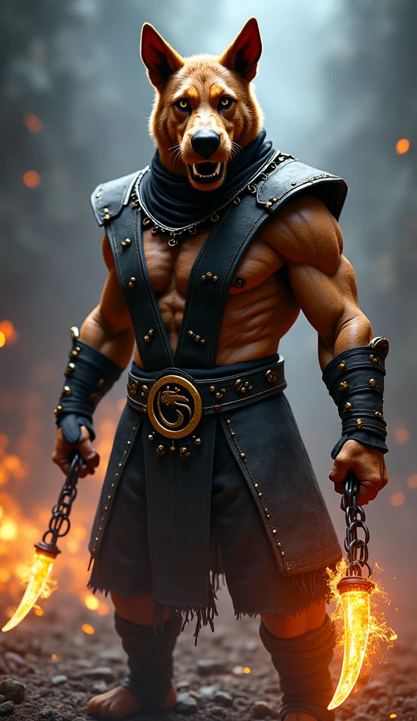 Pour créer l'image réaliste comme une photographie, imaginez une guerrier homme coquin, vêtu d'une armure de samouraï sexy, qui capte la lumière d'une manière captivante. Il tien un katana japonai. Autour de lui, des flammes tourbillonnent qui accentuent sa présence unique et intimidante. L'arrière-plan contient son nom " Grey ", qui est inscrit en lettres gothiques, ajoutant une touche mystérieuse à l'ensemble de l'image. Cette composition évoque à la fois la fougue et la singularité de ce personnage exitant.