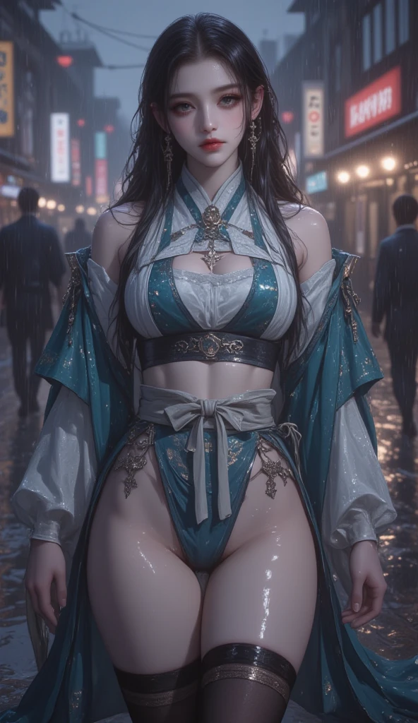 1female，41 years old，熟妇，A MILF ，Married Woman， mature，plumw，extremely large bosom ，Pornographic exposure， 独奏，（Background with：Underwater，ocean floor，Undersea volcanoes，airbubble，The corals） She has short black hair，Stand on an underwater reef，seen from the front， hair straight，（（（tmasterpiece），（Very detailed CG unity 8K wallpaper），best qualtiy，cinmatic lighting，detailed back ground，beatiful detailed eyes，Bright pupils，Redlip（Very fine and beautiful），（Beautiful and detailed eye description），ultra - detailed，tmasterpiece，）），facing at camera，A high resolution，ultra - detailed），revealing breasts，Bare genitalia，  Bulge，legs are open，Raised sexy，Camel toes，Flushed complexion，Open-mouthed，frontage，A princess，（Wearing：tiara crown，Transparent Hanfu，nakeness）facing at camera