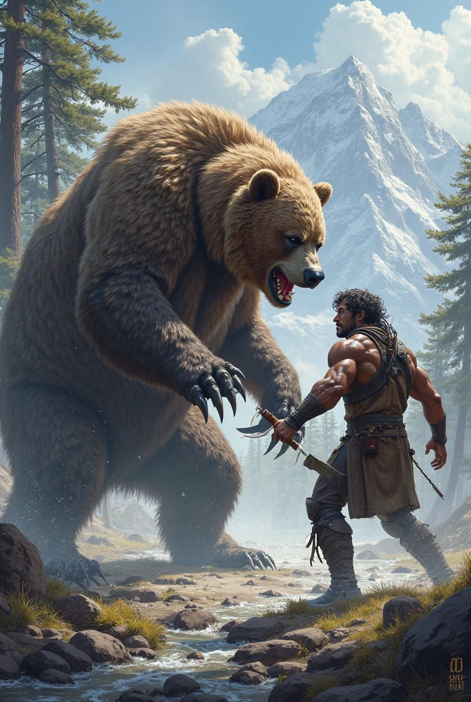 tauren,Fight the giant bear,Tragic
