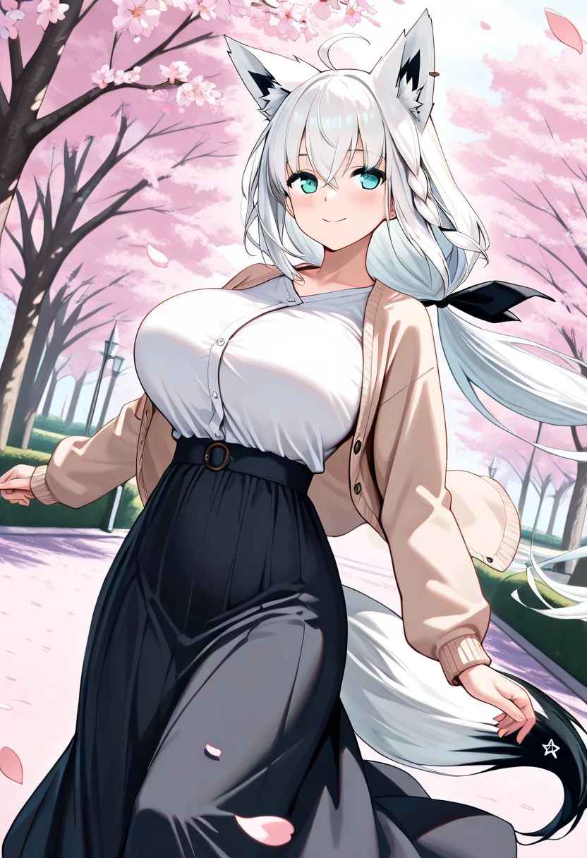masterpiece:1.5, best quality:1.5, aesthetic, 1girl, solo, sidelocks, ((upper body)), looking at viewer, cinematic lighting, sharp focus, huge breasts , mature female, horny ,16k, glowing eyes, detailed 4k eyes,standing, high heels, thick arms, thick thighs, thick body,
playground,seduction,sexy lips, ,ariaone,elf, cowboy shot, green eyes, ((dark red lips)),parted lips,smile,
pink skirt, off-shoulder sweater, hair over shoulder, long skirt, large breasts, hair ornament, off shoulder, huge breasts, aqua eyes, white sweater, hair between eyes, bangs, bow, bare shoulders, single braid, standing,detailed forest,
<lora:add_detail:1> <lora:Aria:0.5>