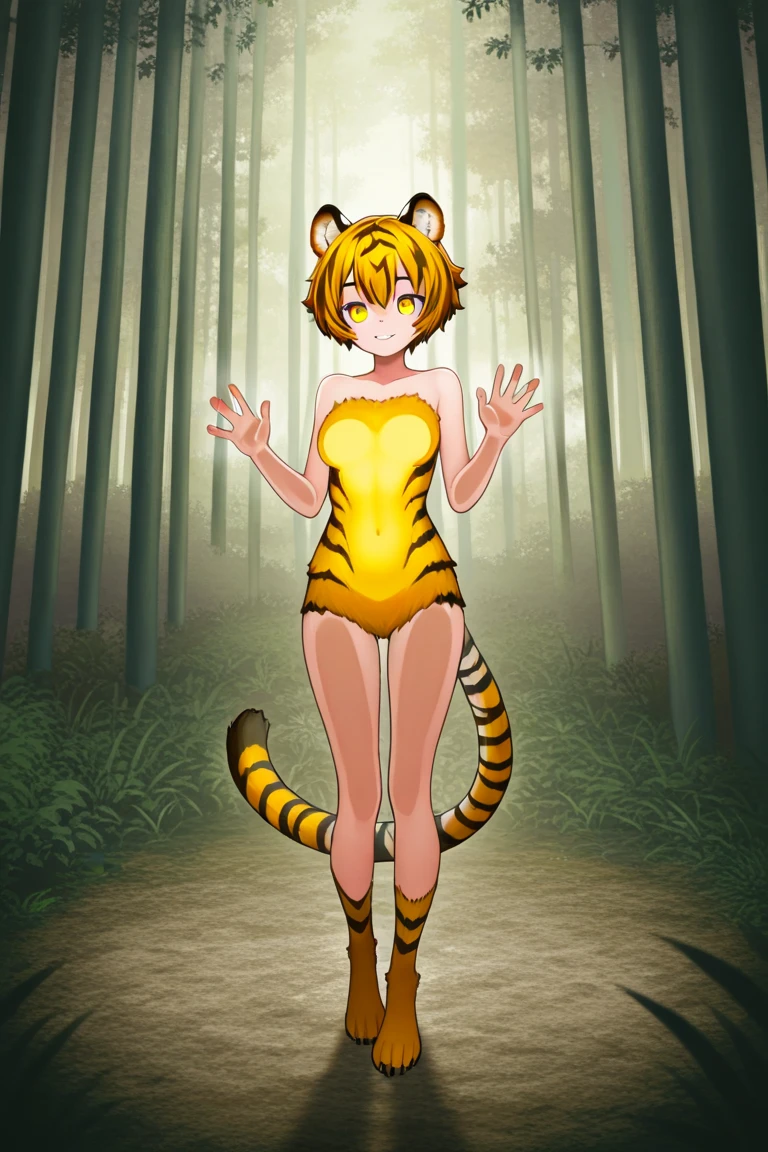 ((best quality)), ((masterpiece)), (detailed),(high-resolution:1.2), jungle background
Marsupilamie,1girl, adult woman wearing yellow fur, black dot, long tail, flower on the top of the head