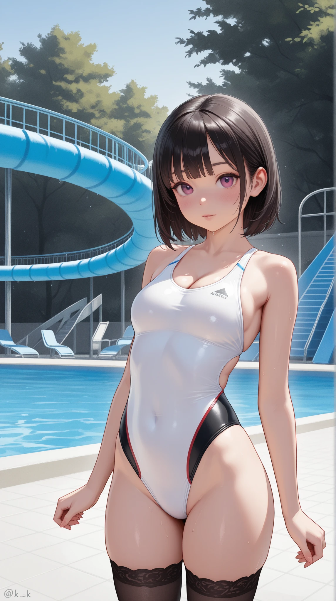 Ten high school girls in see-through swimsuits frolic in the pool Ten high school girls are in the frame, but each one is shot small. nsfw R-18 cleavage Big Breasts Breast flash Ganyu riding a banana boat Sexy face ponytail lure Slender Big Breasts