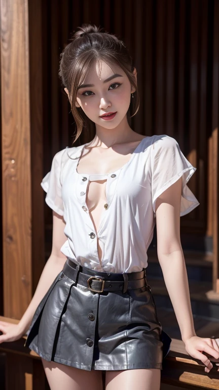 absurdres, (masterpiece, best quality), (ultra-detailed), extremely detailed,super high resolution, (Top Quality photorealistic Illustration), (Super Definition), (best quality,masterpiece:1.0),(cute illustration:1.3), (high Saturation:1.2), highres, ultra-detailed, 32k,8k resolution, intricate details, cinematic scene, detailed background, Soar (High chroma),
BREAK
out door, natural light,(Sparkling),
BREAK
(1 girl),Very beautiful nice cute 14 year old Nordic girl, Young shiny shiny white shiny skin、Best Looks、Natural black hair with dazzling highlights、shiny light hair,、Super long silky straight hair、Beautiful bangs that shine、Double eyelids、eye liner、Glowing crystal clear attractive big brown eyes, (round face:1.6), (kawaii:1.6), (cute:1.6), bright expression,happy smileBeautiful and delicate eyes, Delicate and beautiful face, Facial accents, Perfect figure,White short sleve school shirt, Tartan checked skirt,(open shirt:1.6), (show off nipples:1.6), (exposing bare breasts:1.3), (exposed chest:1.3), (no bra:1.3),(flat chest:1.6), (small nipples:1.2), (small areolas:1.2),