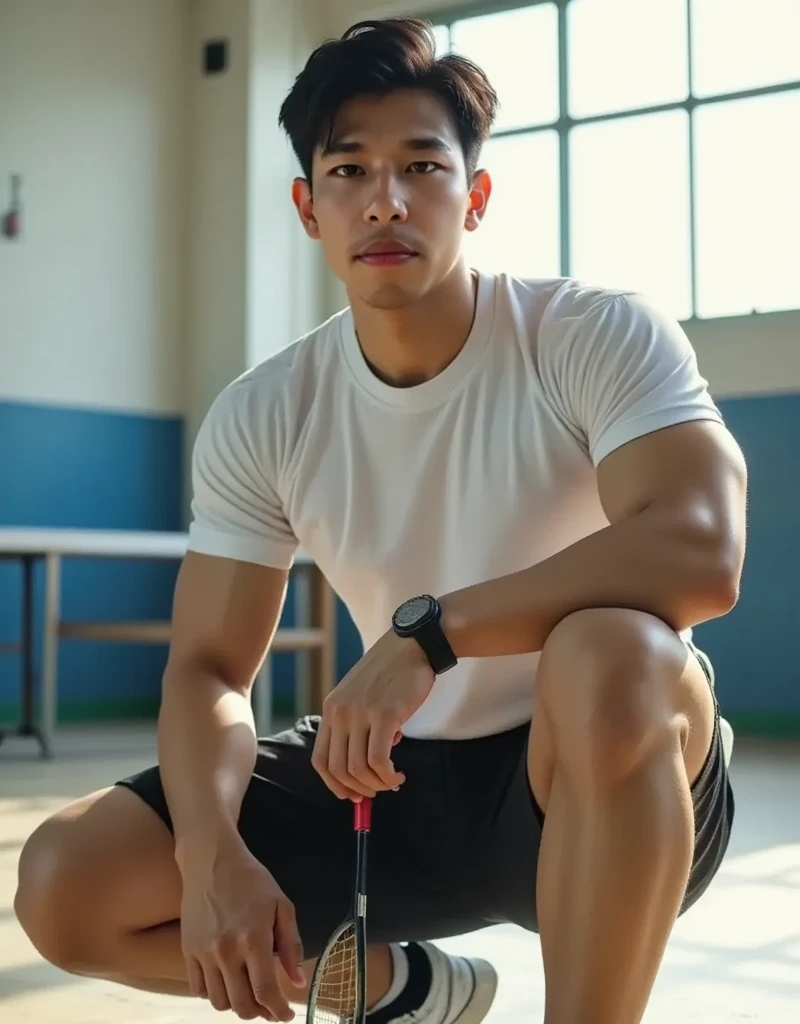 top-quality、masterpiece、超A high resolution、(realisitic:1.4)、详细的脸、独奏、1human male、The upper part of the body、Dark hair、glistning skin、dense skin、((asian human))、architectural、(absurderes、hight resolution、ultra-detailliert)、、1 male、Adults、(20-year-old man)、tall muscular man、broad shoulder、extra very short hair、angular jaws、thick neck、thick eyebrow、((extra very short hair))、A dark-haired、fine eyes and detailed face、 Highly detailed CG Unity 8K wallpapers、intricate-detail、(Style Swirl Magic:0.7)、looking at the spectator、独奏、(full body Esbian:0.6)、细致背景、A detailed face、dynamicposes、、Urban background、dynamic compositions、 big muscle、、(((Crotch bulge)))、 ((masutepiece:1.4, Best Quality)), ((masutepiece, Best Quality)), (photographrealistic:1.4)、(((soldier)))、vests、 Pubic hair, Open legs, Arms raised and crossed behind the back, abdominals, ((Erection 1.2)), emphasis, (Moccoli: 1.4), (Manly chest plate)), Sweating,, Blood vessels in the arm、3D,shitu-mecha, Beautiful cyberpunk man with mech in the ruins of an abandoned war city, Ancient Technology,nffsw(HighDynamicRange),光线追踪,NVIDIA RTX,Hyper-Resolution,Unreal 5,Sub-surface scattering,PBR Texturing,Postprocess,Anisotropy Filtering,depth of fields,Maximum clarity and sharpness,multi-layer texture,Albedo and specular maps,Surface Shading,accurate simulation of light and material interactions,perfectly proportions,octane renderings,two tone lighting,Low ISO,White Balance,thirds rule,Wide aperture,8K Raw,Efficient Subpixel,sub-pixel convolution,Luminescent particles,light scattering,ray gun,M-shaped legs are spread、Squatting , bottomless , 16k resolution , ultra-high clarity , hyperrealism, uhd , nsfw