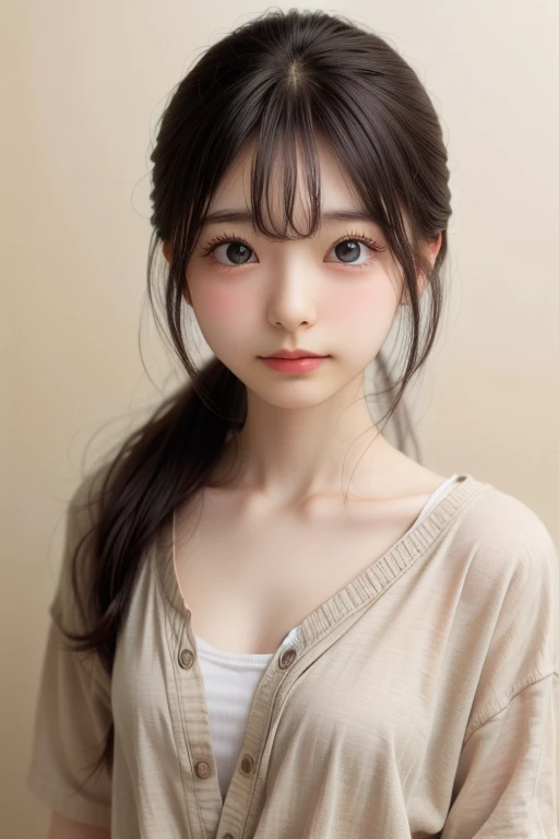 8K、cute、Adult Girls、gravure、detailed、Braid your hair in an intricate way