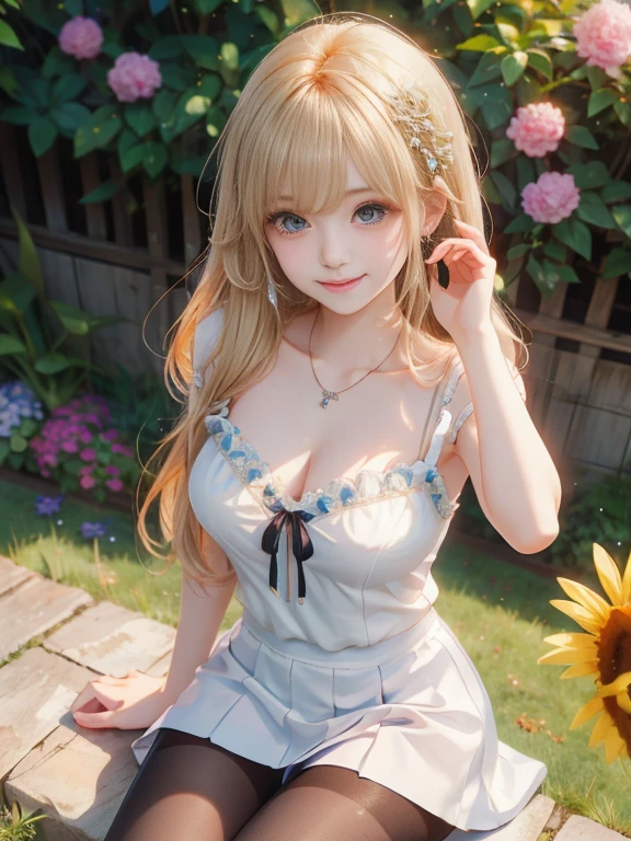 Marie Rose, ブロンドの髪と髪飾りを持つanimeの女の子, Gweiz-style artwork, フォトリアリスティックanime girl render, フォトリアリスティックanime, 超リアルなanime, anime. Soft lighting, Soft Portrait Shot 8k, リアルなanimeアートスタイル, 3Danimeリアル, 8K Art Jam Bokeh, anime Realism Style, Cute realistic portrait, Beautiful anime Portraits, Lolita Dress
