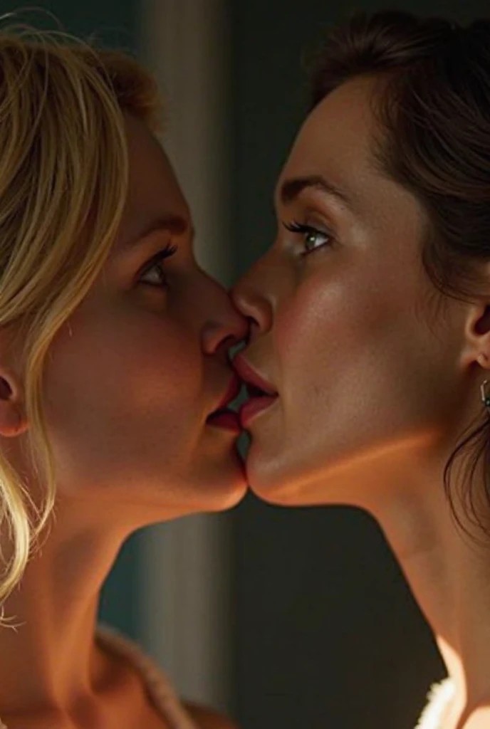 two women satisfy themselves, sweating, humid hair, screams while having a violent orgasm, highly detailed erotic female form, dramatic lighting, close-up, photorealistic, 8k, cinematic composition, vivid colors, chiaroscuro, moody atmosphere, mature content, explicit, adults only