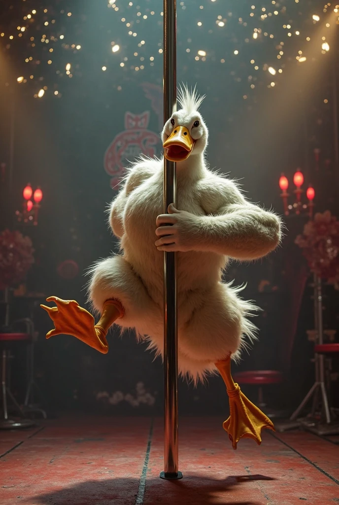 detailed background, (best quality, ultra detailed, sharp:1.3), masterpiece, 8k, 4k, beautiful, nsfw, (detailed), naughty, (balls), (backsack), big backsack, butt, presenting balls, extremely detailed fur, detailed eyes, nude, collar, barely visible penis, (by securipan), by zackary911, ((girly)), embarassed, femboy, blush, shy expression, photorealism, (((nude))), (eagle), (white fur), naughty eyes, ((seductive pose))), nipples, beautiful balls, (strip club), (strip pole), belt on leg, ((low angle view)), seductive pose, ((backwards)), ((eagle)), (white fur), penis seen from the back