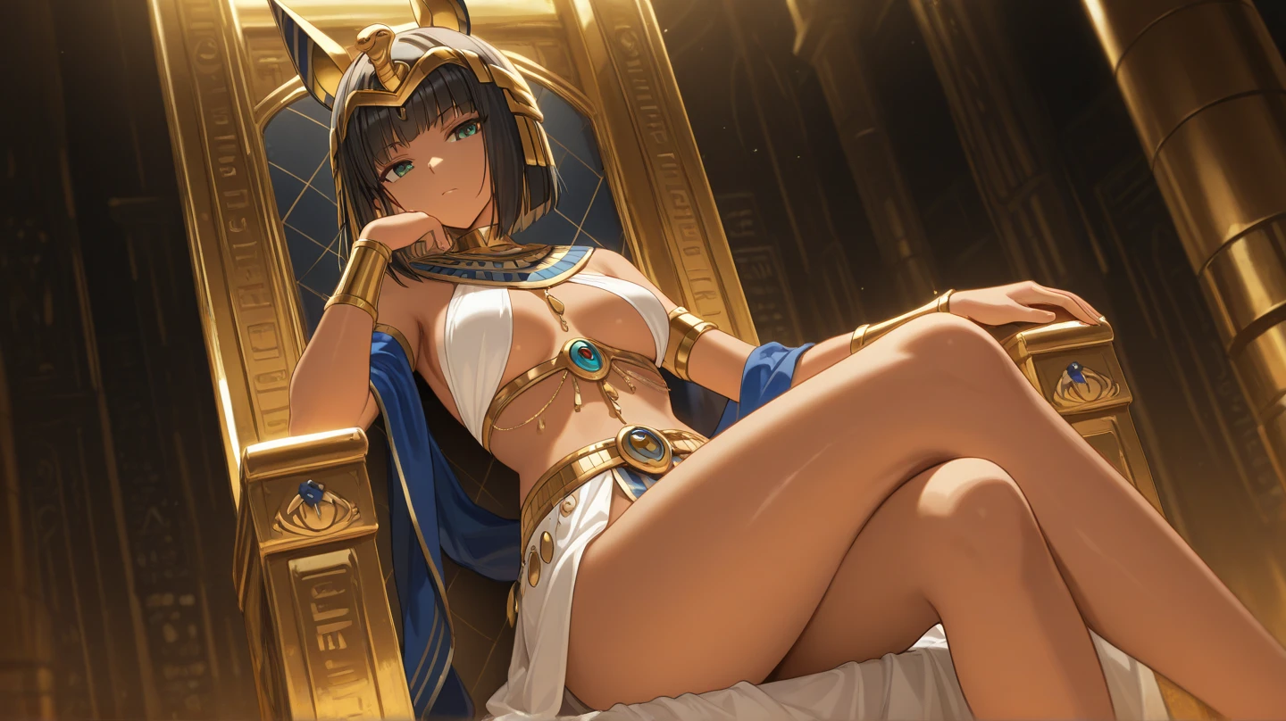 ((Masterpiece)), 8k wallpaper, kousaka honoka, blue eyes, beautiful , parted lips,(orgasm:1.2),detailed body part details,looking at viewer,thighs,navel, cleavage,(white Egyptian dress),tiara,in Egyptian desert,sun and pyramid in background.,((hourglass body:1.2)),(sexually suggestive:1.2), sitting