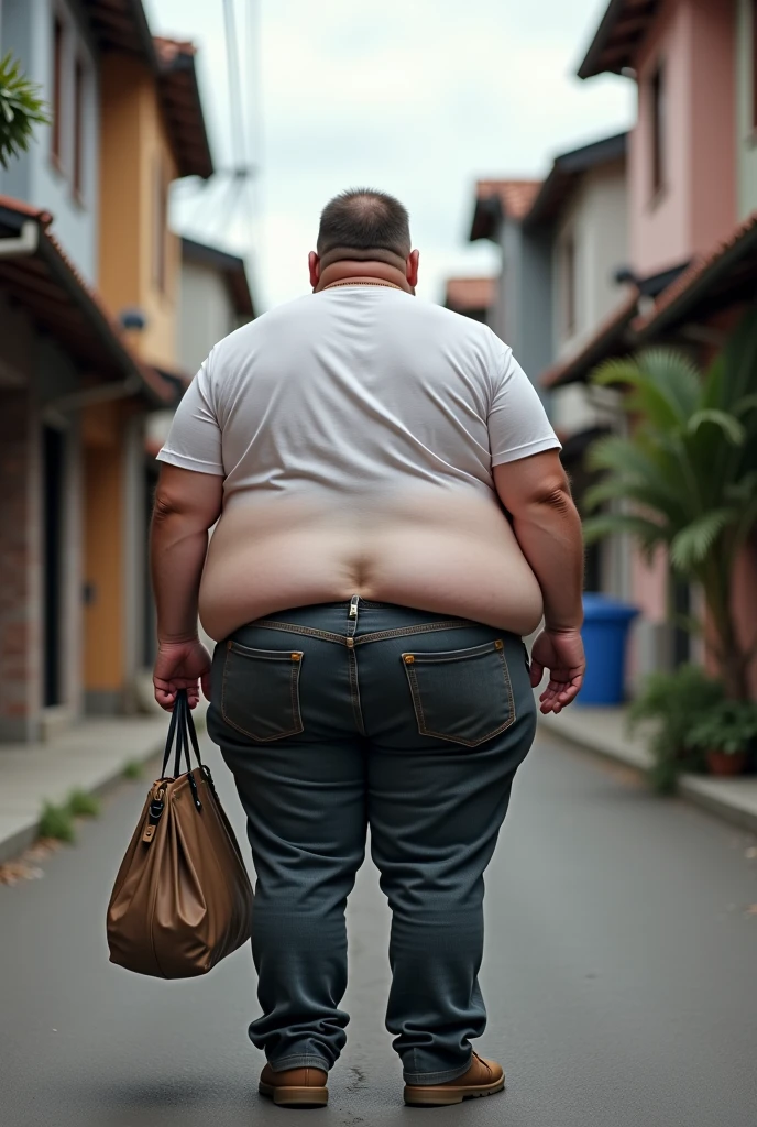 fat man with big butt fart in public area --auto --s2