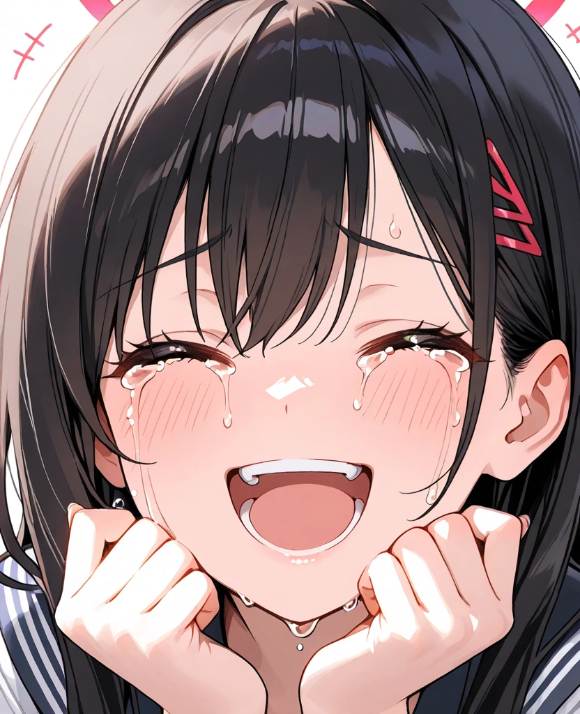 Mischievous and playful girl ,big brest,,(((Tongue out,slaves,Saliva, droolng))), All sweaty, Covered in sweat,School uniform,crass room,Japanese JK、erotick、((Sperm dripping from the mouth、Sperm on the face))、(((Sperm in the mouth)))、Very realistic、