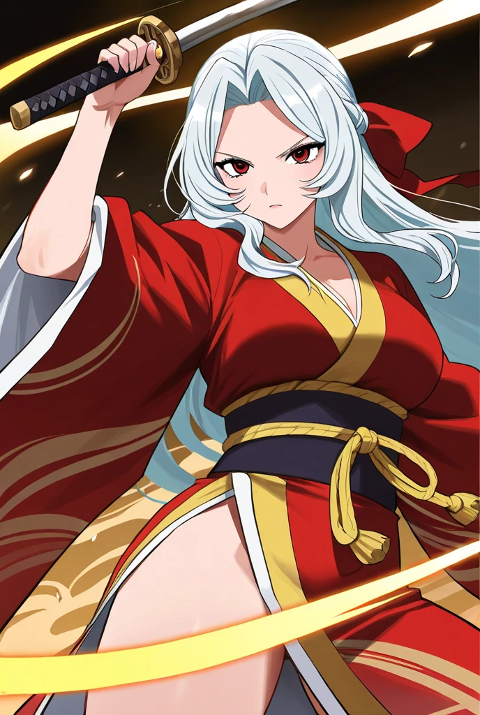 Masterpiece, Top Quality, Hi-Res, Hancock, (((1 girl)), Boa Hancock, Big, Long hair, epaulettes, Cape, Crop top, Side slit, Cowboy shot, Standing, Smile, Jungle, (((White hair)), Brown skin, (Small girl)), (Little girl)), (Small girl)), (Dark-skinned woman)))
