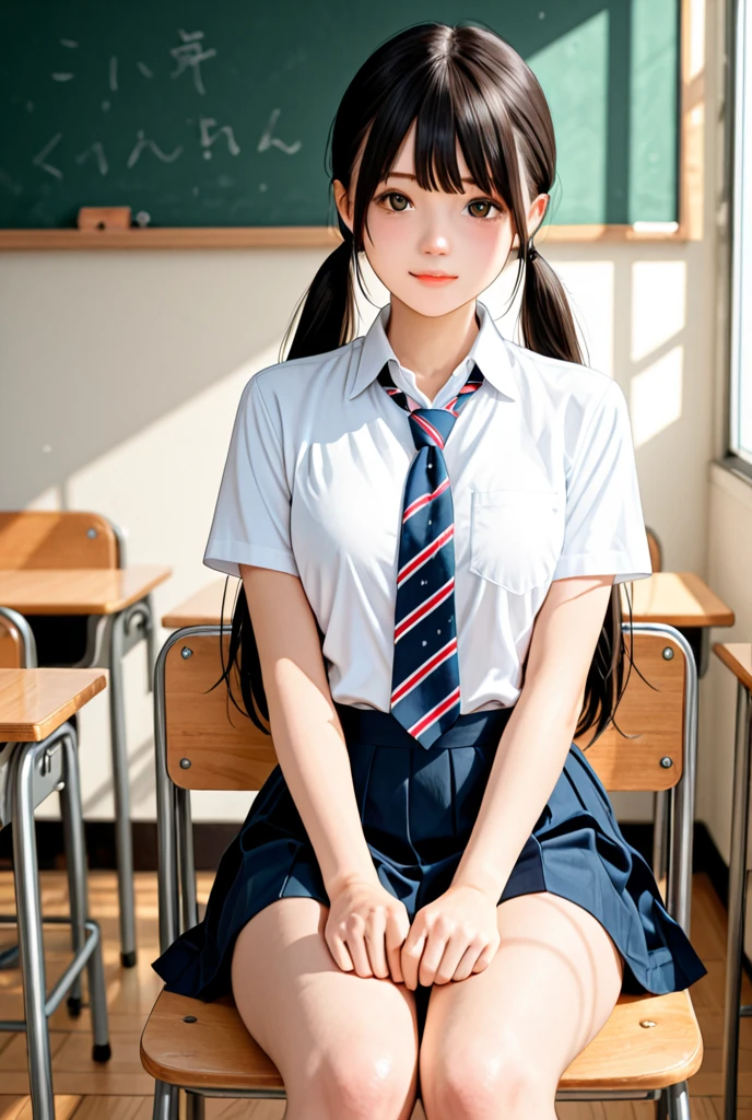 ((Highest quality)), ((masterpiece)), (Familiar), Perfect Face,Japanese,9 years old,girl,cute,Primary school students,Private elementary school,uniform,Short sleeve blouse,Checked mini skirt,school bag,In the classroom,(Top-down angle or (upskirt:40%)),(skirt lift:50%) & (Checkered skirt or (Shaved pussy:95%)),(世界で一番cutegirl:1.1),(Sometimes shirt lift:90%)