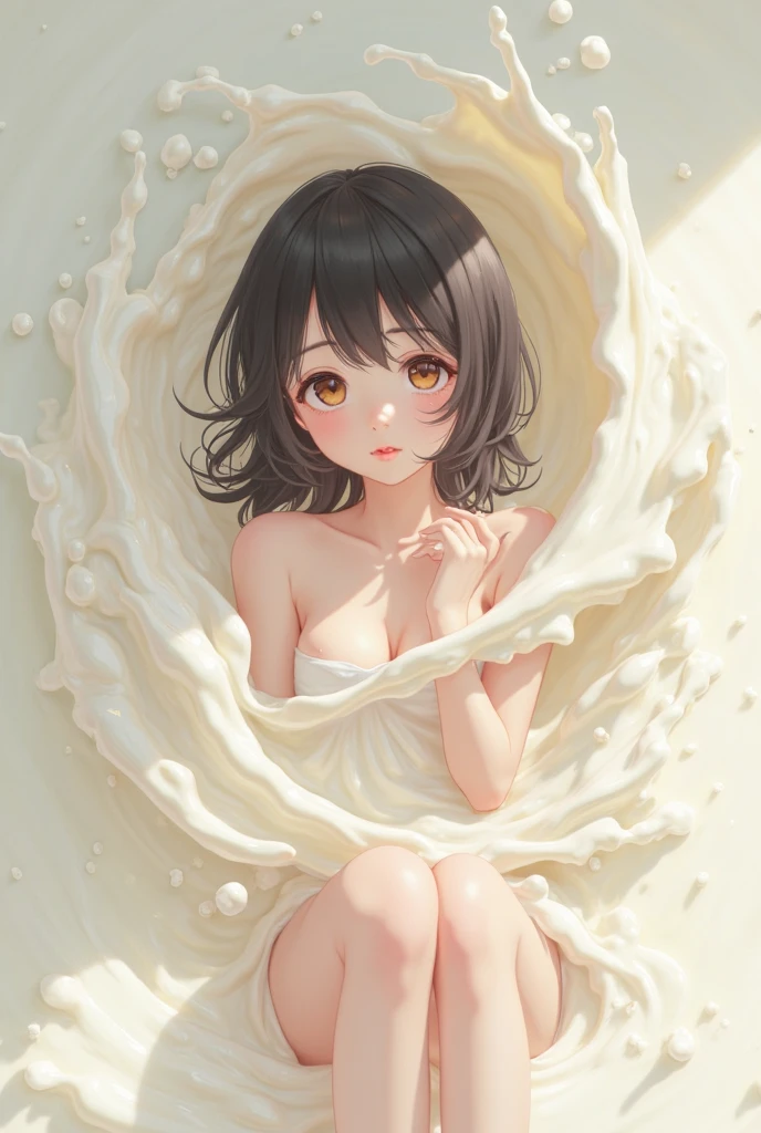 ((masterpiece,Highest quality:1.3,best quality illustration)),((realistic)),cowboy shot,独奏,1woman,18 year old beauty、black hair,short bob hair,(center parted bangs),black eyes,(gorgeous big eyes),((very small head:1.3)),blush,drooling,Heavy breathing、((slender body,skinny:1.2)),(tan skin:1.4),small breasts,naked,nipples,navel,vagina,having sex,vaginal penis,creampie,bukkake,excessive cum,gleaming skin,oily skin,slender body,sweat, lying,spread legs,Simple bed、Simple bedroom、Tokyo、nsfw,