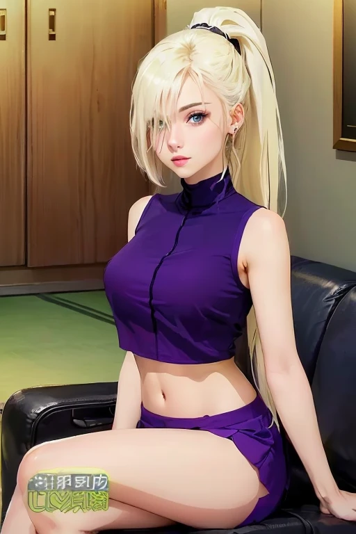 1female, long hair, yellow hair, blue eyes, beautiful detailed eyes, beautiful smile, realistic school clothes, ultra-detailed clothing textures, city background with realistic details, realistic lighting, high-res image quality, anime style