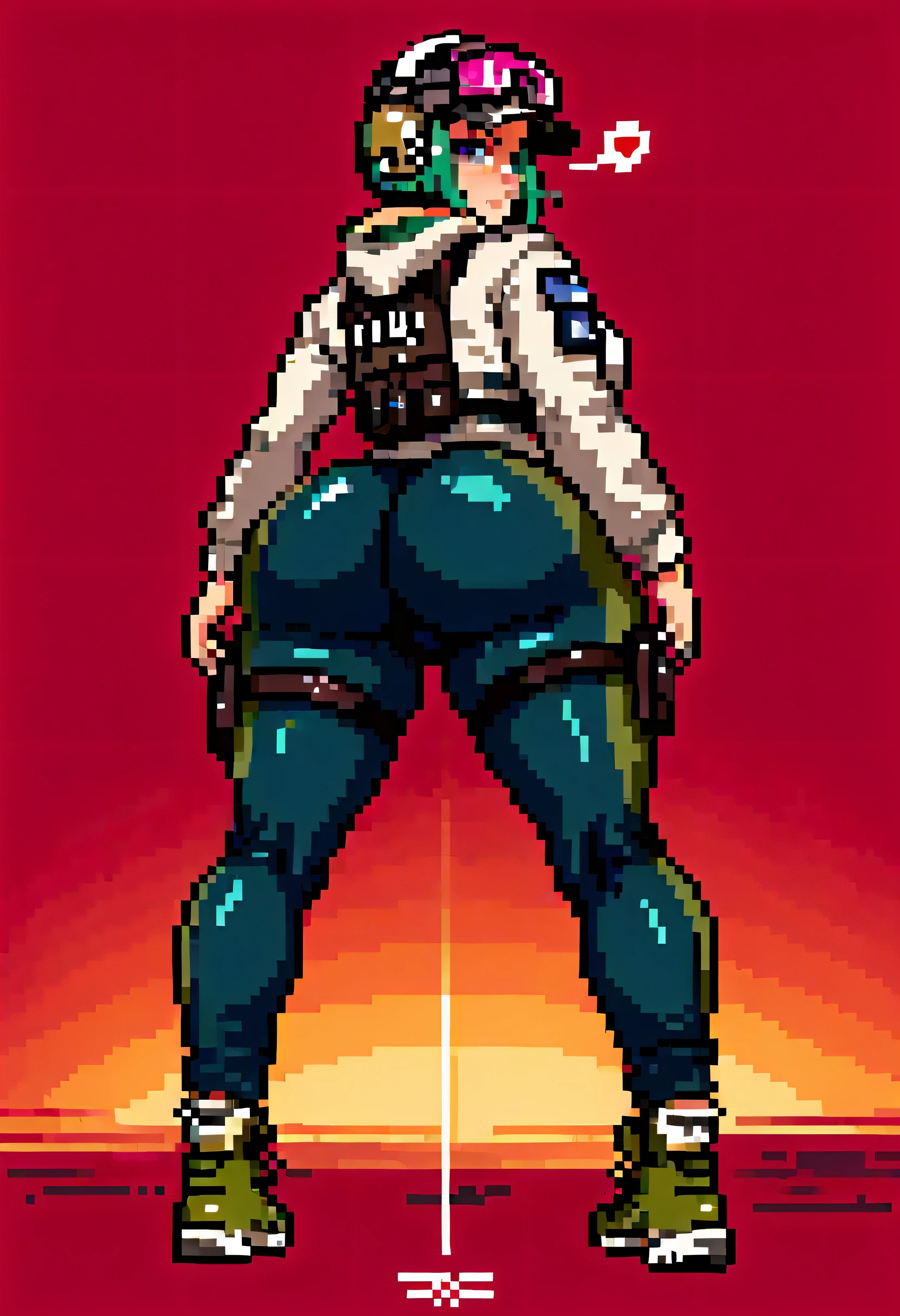 (incredibly beautiful full body photo, standing, (((bright eyes))), good anatomy, perfect hand muscular legs))), thin waist, muscular abdomen, wearing black high heel shoes, (((with her back to me showing her big shapely ass to me)))