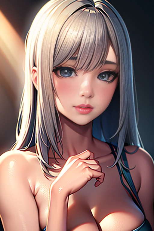 Very beautiful princess with bright eyes, 35 year old mature woman, Serious expression, rage, Ultra-realistic, Very detailed, Dynamic facial expressions, large natural breasts, Pastel Blue Dress, Fine and beautiful eyes, Beautiful lip detail, Very detailed目と顔, Long eyelashes, Detailed face, masterpiece, 最high quality, high quality, High resolution, sexy, (Upper body portrait)