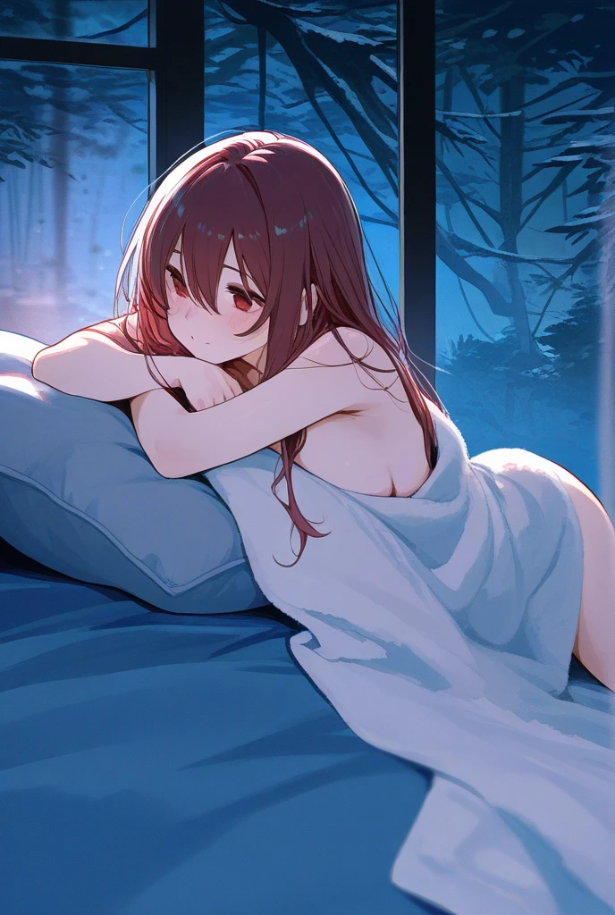 Zara was kneeling near her tent. Her nightgown, now rumpled and disheveled, stuck to her body, leaving no room for imagination, as she leaned purposefully.
