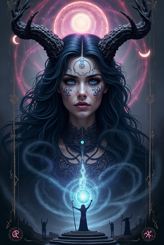 occult, dark art, goth art, biohazard, glowing runes, intricate, elegant, highly detailed, digital painting, artstation, concept art, smooth, sharp focus, illustration, art by wlop, charlie bowater and alexandra fomina