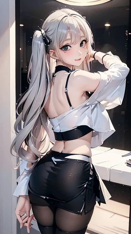 (best quality,masterpiece),1girl(cute), kawaii,small ???,titfuck, paizuri, (cumshot:1.6), facial cum, pov tits fuck,1boy, huge breasts, round areola, perfect penis, large penis,
smile,open mouth,silver hair and mesh by black,twin tail hair,eyes with large black irises, blunt bangs,small mouth, fresh lips,nose blush,eyes are red,large breast,tight hot pants,punk fashion,outside,back alley,beautiful lighting, volumetric lighting, dynamic angle, (photographic portrait), sharp,