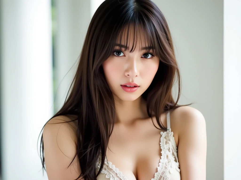 beauty asian girl make a love