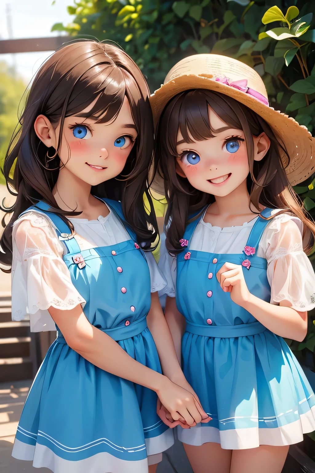Cute twins