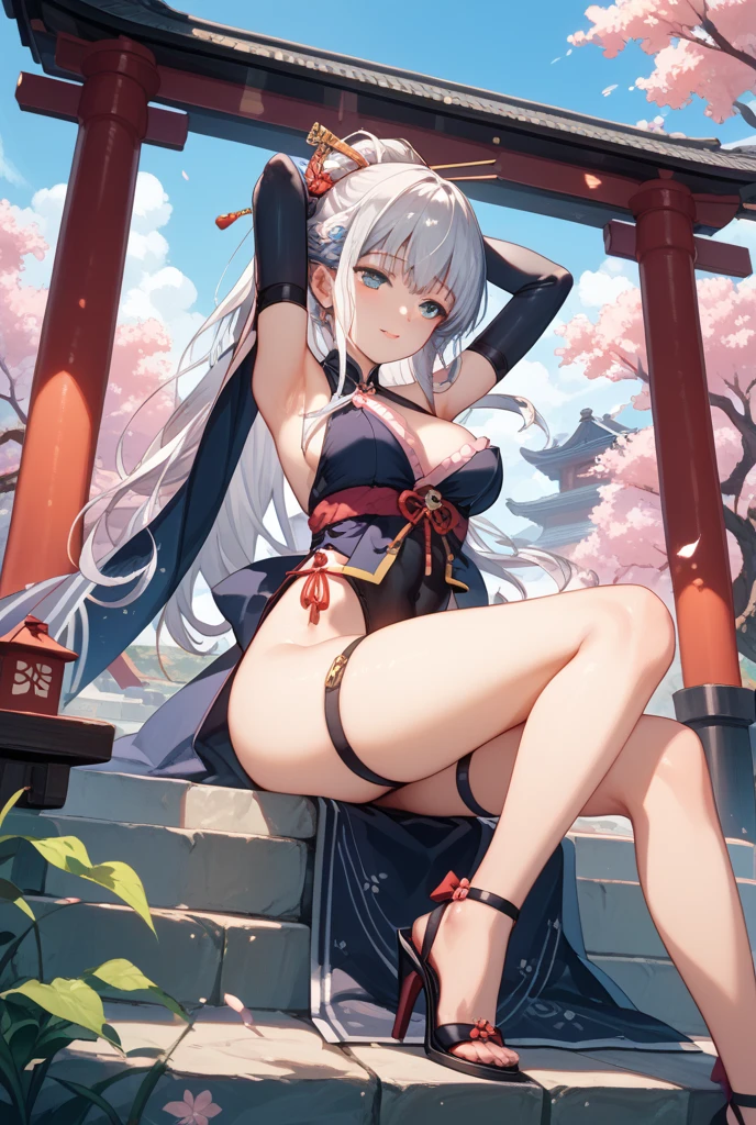 Japanese、(((Naked)))、(((Wide legged)))、((Realistic pussy))、((Realistic anal))、arms放在背后, ((arms, Suppressed, ((((rope)))), cooperation)),(((whole body,Big Breasts,Perfect hands,From below))),Mai Shiranui standing under the cherry blossom trees,mai shiranui,Distinctive features;This painting combines modern art and traditional Japanese art styles.,Floating flames intertwined with cherry blossoms,Demonstrating mystery and power;Stunning visual effects,Contrasting colors,Mostly red and black,Passion and coldness intertwine;The image is very clear,Attention to detail,high quality;Clever light manipulation,create a dramatic atmosphere;Master of Brushwork,Perfect professionalism,An unforgettable work of art