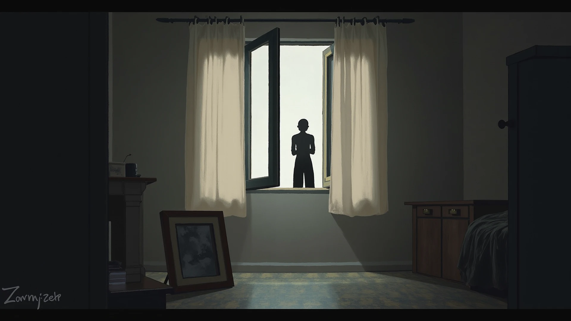 drawing of a person sitting in a room with a window, what depression looks like, sketch of a lucid dream, anxiety environment, claustrophobic room, claustrophobia, melancholic art, in a claustrophobic, dramatic illustration, lonely and sad, trapped in my conscious, scribble art, loneliness, a portrait of a suicidal girl