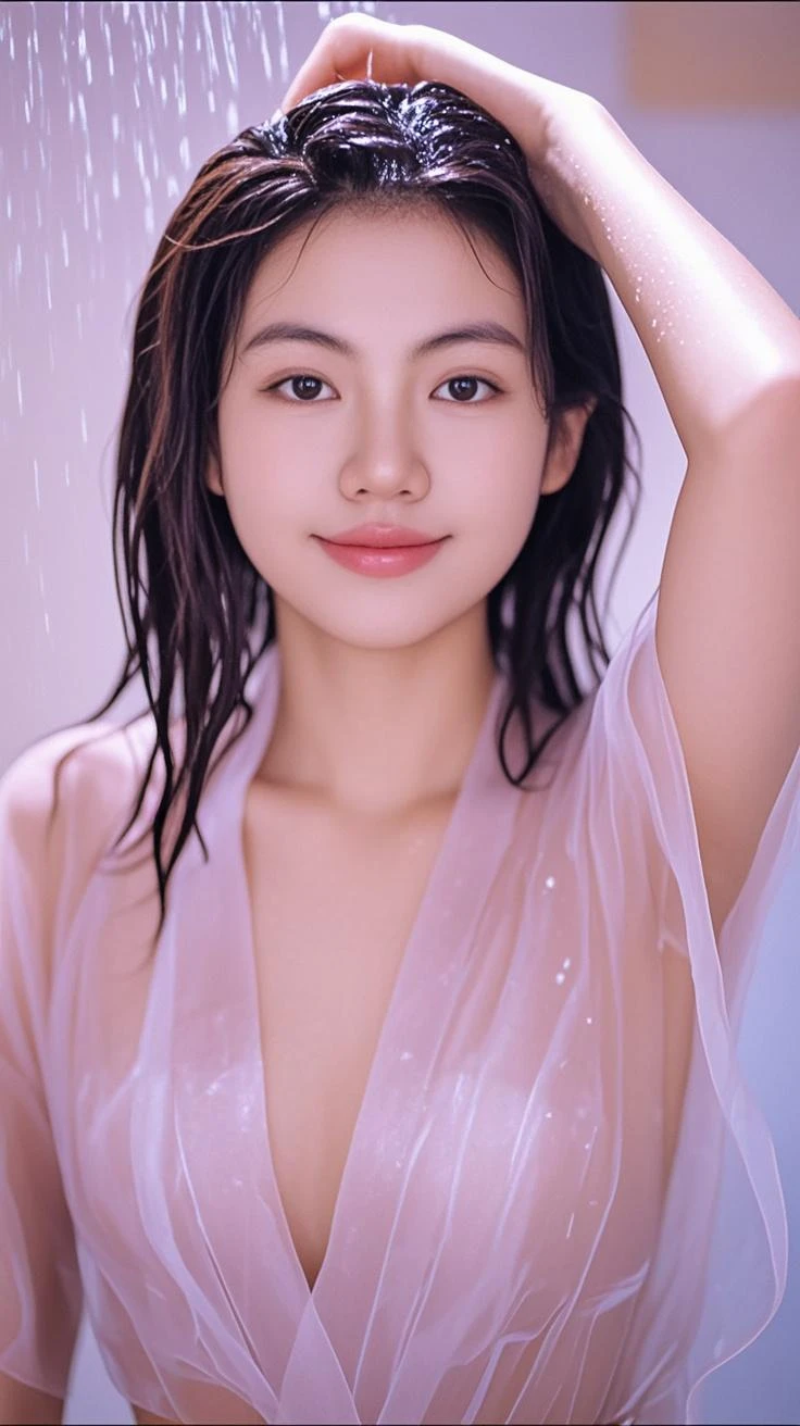 pink power range lemele、Realistic, shiny dark pink and white suit、Power Rangers Bodysuit、professional photograpy、Does not expose the skin, Japanese Models,The skin is not exposed、fleshy body, A smile、Colossal tits、A dark-haired、s Office、Sweaty face、Wet hair、In the sauna