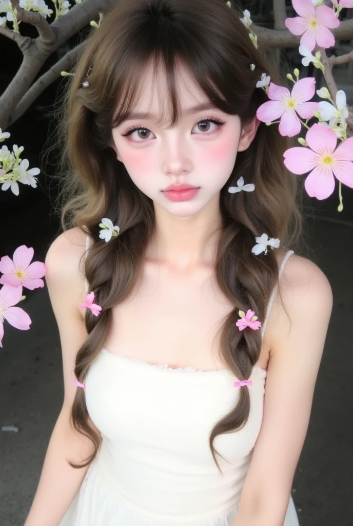 masterpiece, 1girl, rounded face,