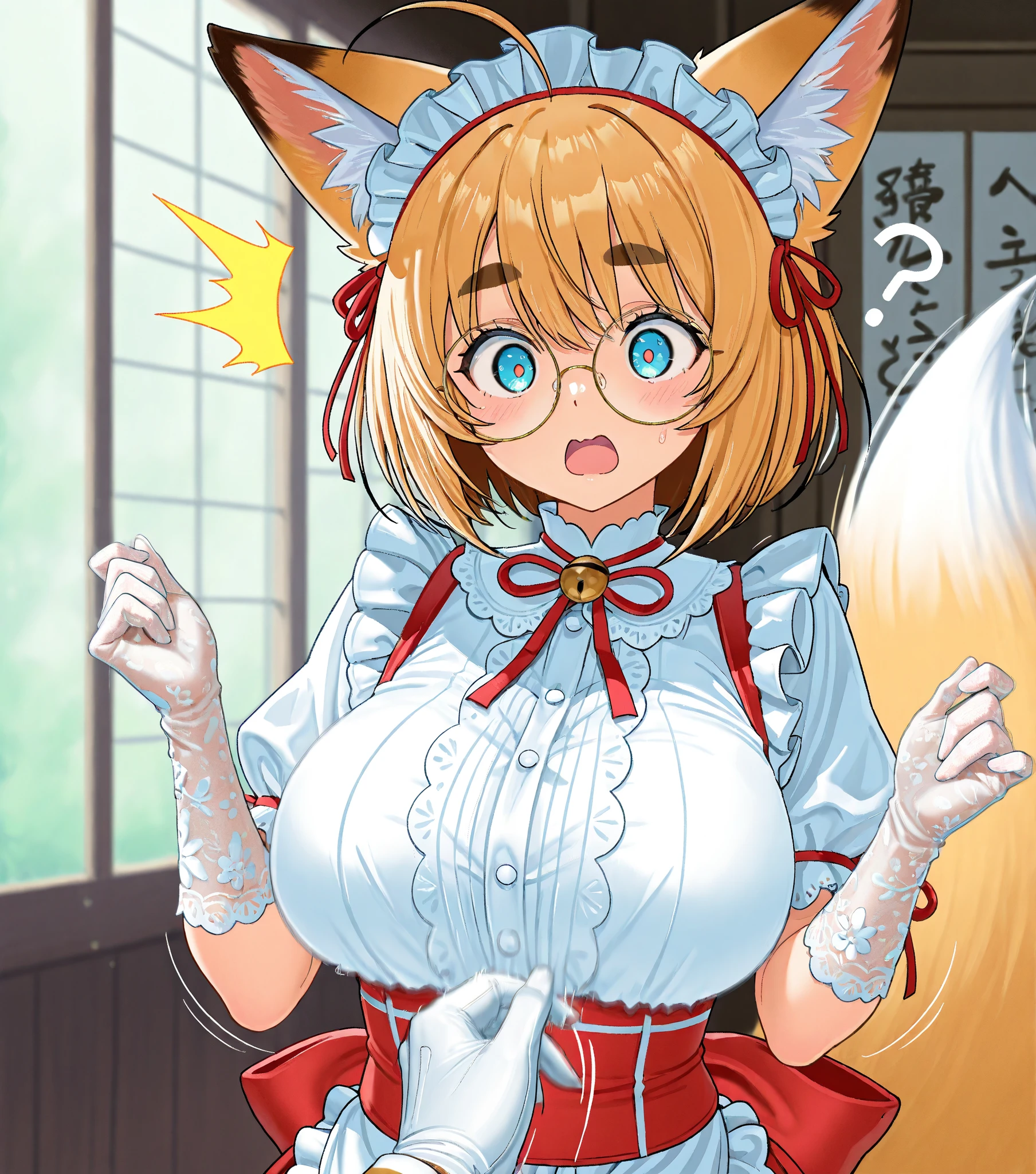 (Highly detailed CG Unity 8k wallpaper), (Best Quality), (Super Detail), (Best Illustration), (Best Shadow), POV, Realistic lighting and shading, Natural light, Lens flare effect, BREAK, 1 beautiful girl, Solo,(Cute:1.5),(Chibi:0.8), (kawaii:1.5),(Lori:0.5), BREAK,  ( (17 years old girl), Very detailed, colourfull, highest details, BREAK, (Huge breasts: 1. 2,), Clear skin, Beautiful skin, Shy skin, 1 beautiful girl, Brown hair wet with sweat, (Cat ears, Braids,medium-Long hair: 1. 2), (Light blue eyes, long eyelashes, Double eyelids: 1. 2), Solo,  gleaming skin, BREAK,(White ruffled panties:1.2), (White ruffled bra:1.2),  (star-shaped earring:1.1), (Lace headband:1.0), (Cute Accessories:1.3), (I'm surprised to see a change of clothes:1.1), (is standing,,Slouched:1.3), Taking off your t-shirt, (Angle from above,Emphasizes cleavage:1.1), BREAK, (Caregiver:1.2),(Facilities for the elderly,dress room,door open,Day Service,in a house:1.5),(Multiple young women changing clothes)