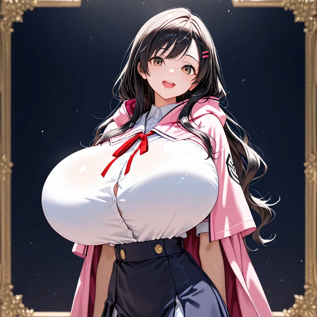 ((Highest quality)),8K,((masterpiece)),(Very sophisticated and beautiful), (Ultra-detailed),(Very large breasts:1.9),Kitasan Black(umamusume),gigantic breasts,narrow hips,thin and long legs,A big smile、Library、Bookshelf、(Wearing a collar:1.5)、Earrings、Earrings、bracelet、Thin legs,Tall,(naked:1.8),Cowboy Shot、(Beautiful Face:1.5),Random Pause、Crouching、navel piercing、Pink small nipples、(Peeing:1.5),(nsfw:1.2)、Short Hair、Slim figure、blush、全naked,Not fat、I'm not hungry、wave hands、Making a peace sign、looks happy、Steam from pee