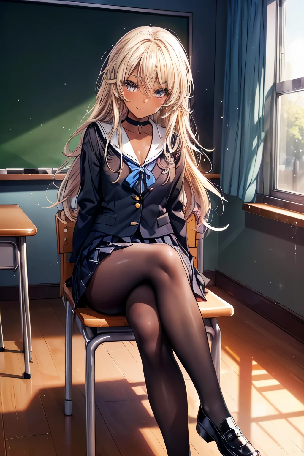 Big Ass、Sweaty ass、One Woman、One Man、Many people々、Beauty、high school girl、Condescending face、Large number of guests、School、classroom、Blazer uniform、Age 16、Looking down at the viewer, long hair, Highest quality, Focus on the thighs, smile,panties、Plump thighs、Big Ass、Big 、 Black Hair,My thighs are steaming between my legs 、Sweaty Pantyhose、パンストの下のpanties、Angle from directly below、Entice guests、Spread your legs、Acme convulsions、Obscene sound effects、Naughty sound effects、男は真下からpantiesを覗く、Facesitting、Face sitting facing you、Rubbing your buttocks hard、Man has an erection、Open up