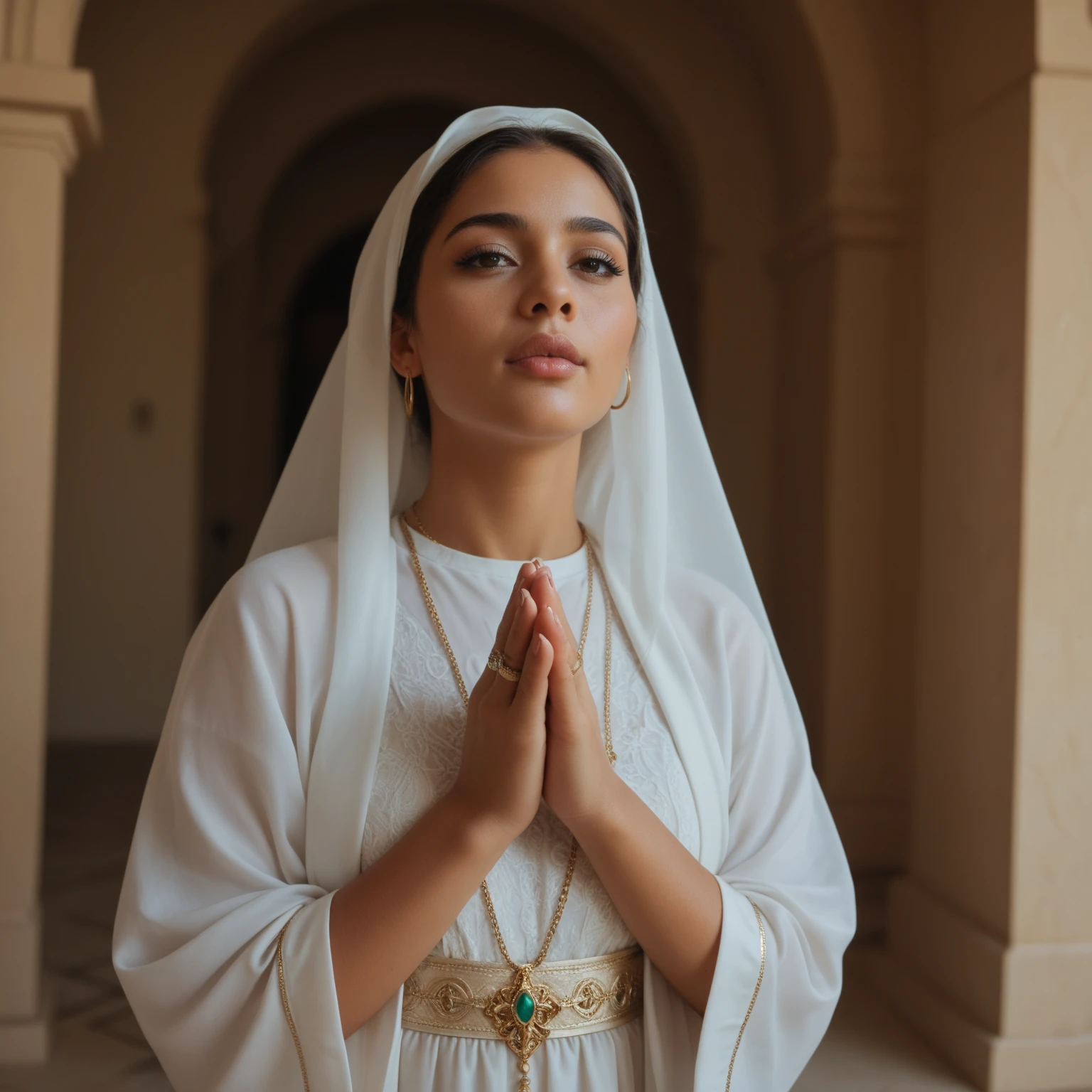 a holy woman denying and being strong 