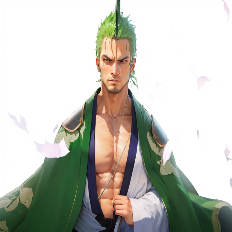 One piece character zoro, swordsman wearing kimono