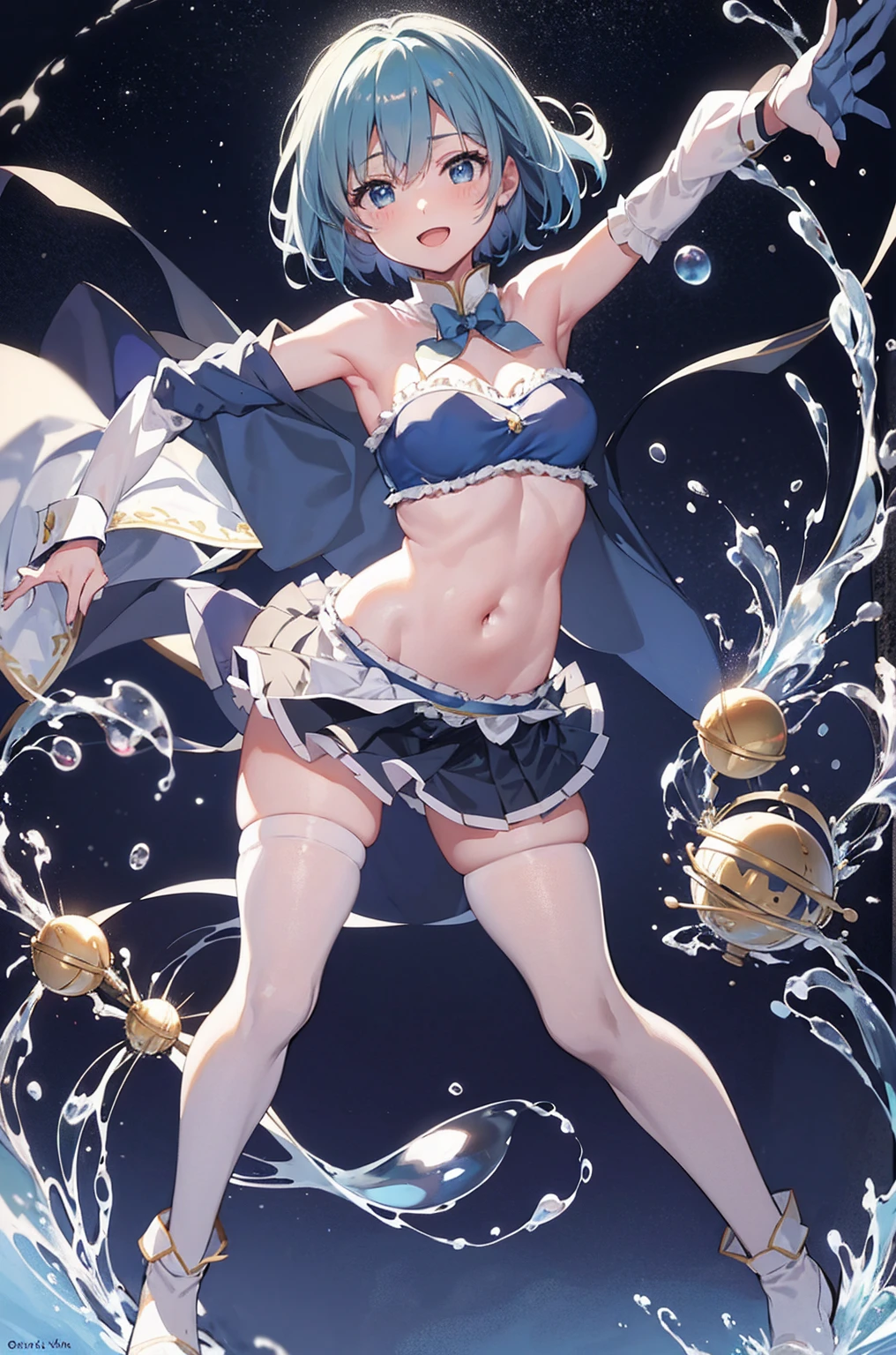 (Best quality, 8k, 32k, Masterpiece, UHD,:1.2),RAW, human, 1girl,ultra cute , ultra cute, natural lighting,transparent shining eyes, 20yo, medium breast ,femur, fair complexion , flushed face, sailor suit, playboy rabbit ear, show off panties, pink hair, short hair,
