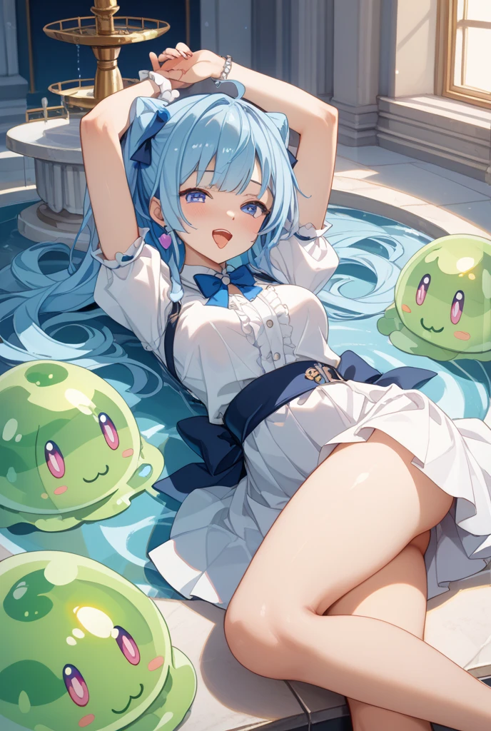 Serve large tuna jam、Skinhead girl wearing boiling big sunflower cake armor and flying low in the air、amazing dynamism、amazing angle、Unstable buoyancy sandstorm、(((Lots of gentle extra-large mixed vegetables floating on the lattice.)))、((tickle each other'Perilla))、