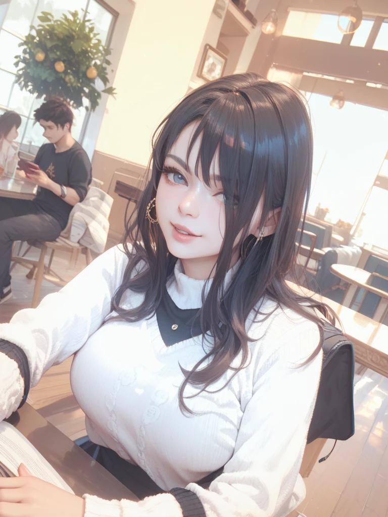 (1girl 24yo:1.3), (Realistic:1.4), (masterpiece, Highest quality, Highest quality, Official Art), Very detailed, Most detailed, (Very detailed), ((Very delicate and beautiful)), Cinematic Light, (Realistically:1.3), (Very detailedな肌:1.2), High resolution, 8k ウルトラHD, 4K, 8k, Bokeh, Digital single-lens reflex camera, Absurd, Optimal ratio of four fingers to one thumb,
Long black hair、 Beautiful Face, Perfect Face, highly detailed Beautiful Face,
cute, shy,A faint smile in a hotel room, Midnight,
Dynamic Angle, From above,
((Wearing a black formal blazer)), ((White blouse with collar)), Cleavage, skirt, Lace pantyhose, White underwear,Large Breasts、
Please spread your legs a little, Kneel,Showing off your bra