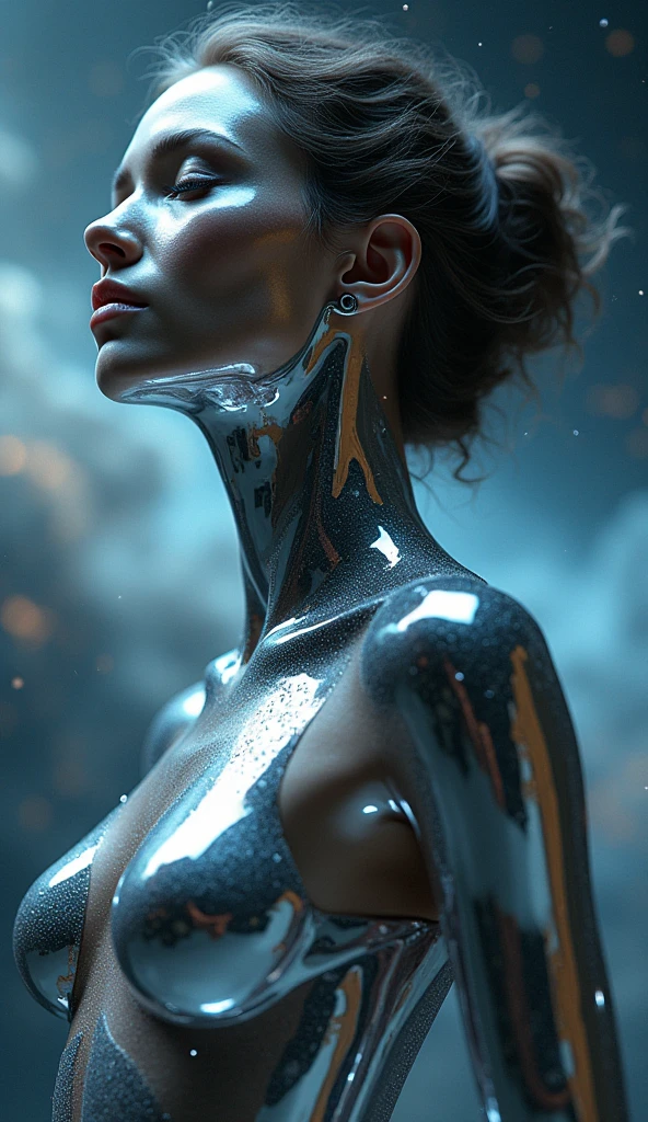 ice sculpture, beautiful, masterpiece, high resolution, octane 4k, high detail,