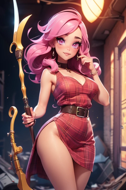 (((BIG BOOBS))) (((huge ass))) beautiful and cute elf lady, wearing nothing, short purple hair, smiling, at the street, (skinny), (slim thick), (small waist), 8k, castle setting, bokeh, fireplace in background, depth of field