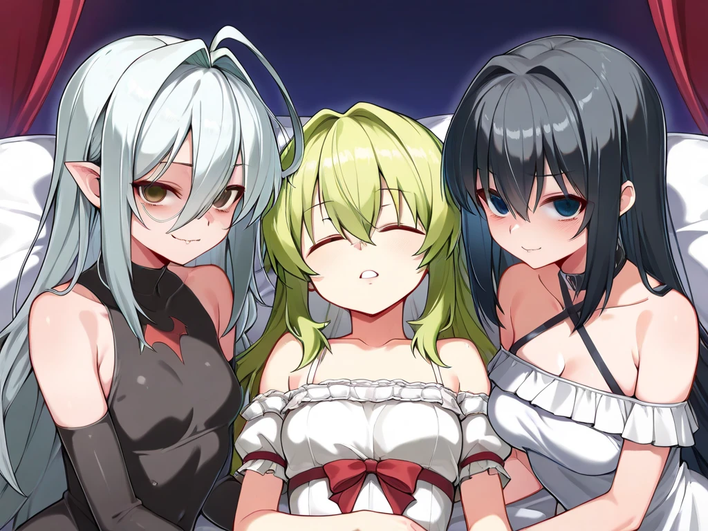 masterpiece, best quality, evangelion kaworu nagisa, kaworu nagisa, cute idol, idol clothes, nsfw, red eyes, seductive, hot, seductive face, blowjob, bukkake, face covered in cum, cum dumpster, black man dick, black dick