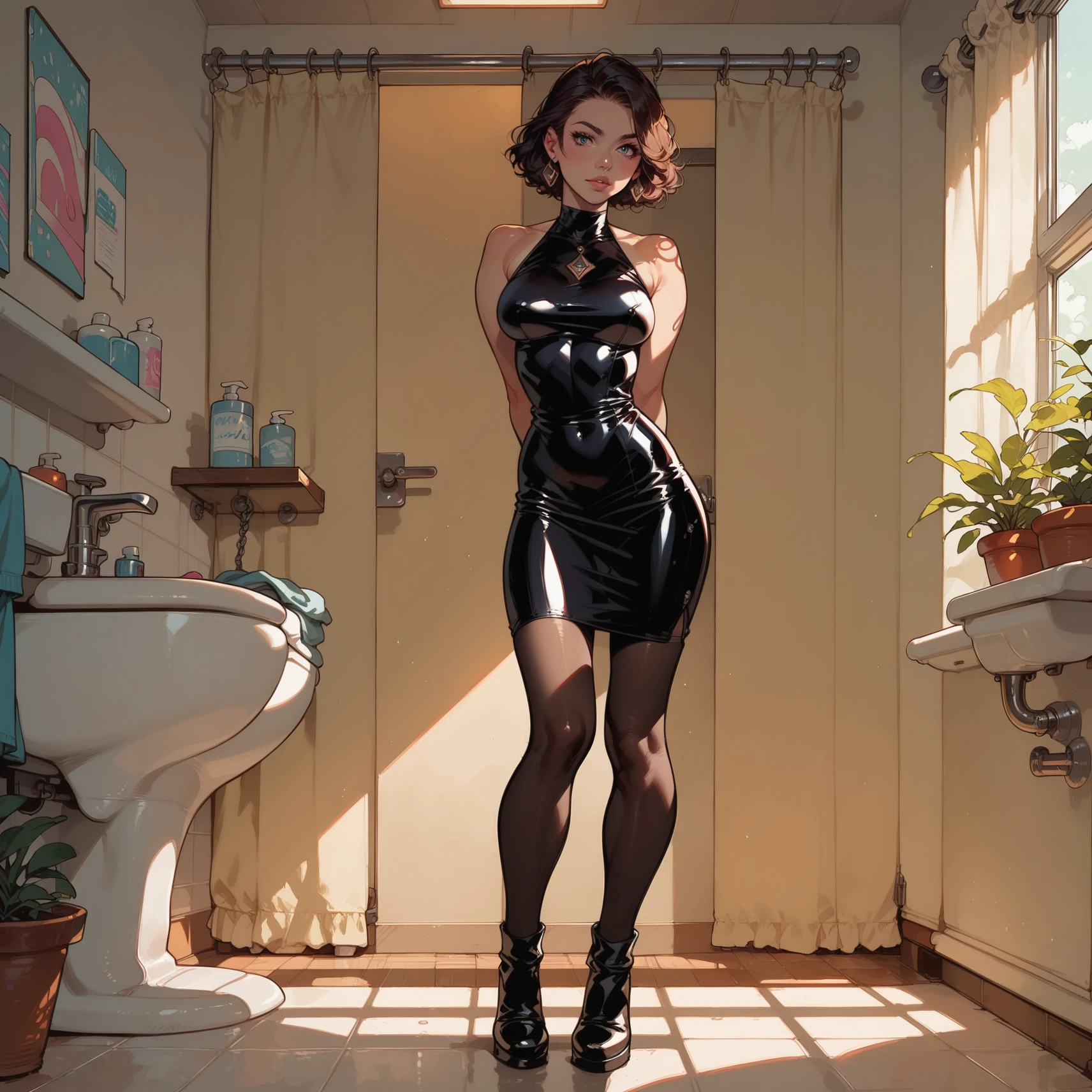 POV expansive, ultraman super sentai, or Kaethe Butcher, Jon Klassen, Gil Elvgren, Bill Plympton, Kate Beaton, Enoch Bolles, Rolf Armstrong, Winsor McCay, james jean, moebius, official art, unity 8k wallpaper, ultra detailed, beautiful and aesthetic, masterpiece, best quality, (dynamic angle: 1.4), shiny leather, (floating colored glow: 1) the most beautiful form of chaos, elegant, A brutalist design, vivid colors, romanticism, ultra wide angle. --auto