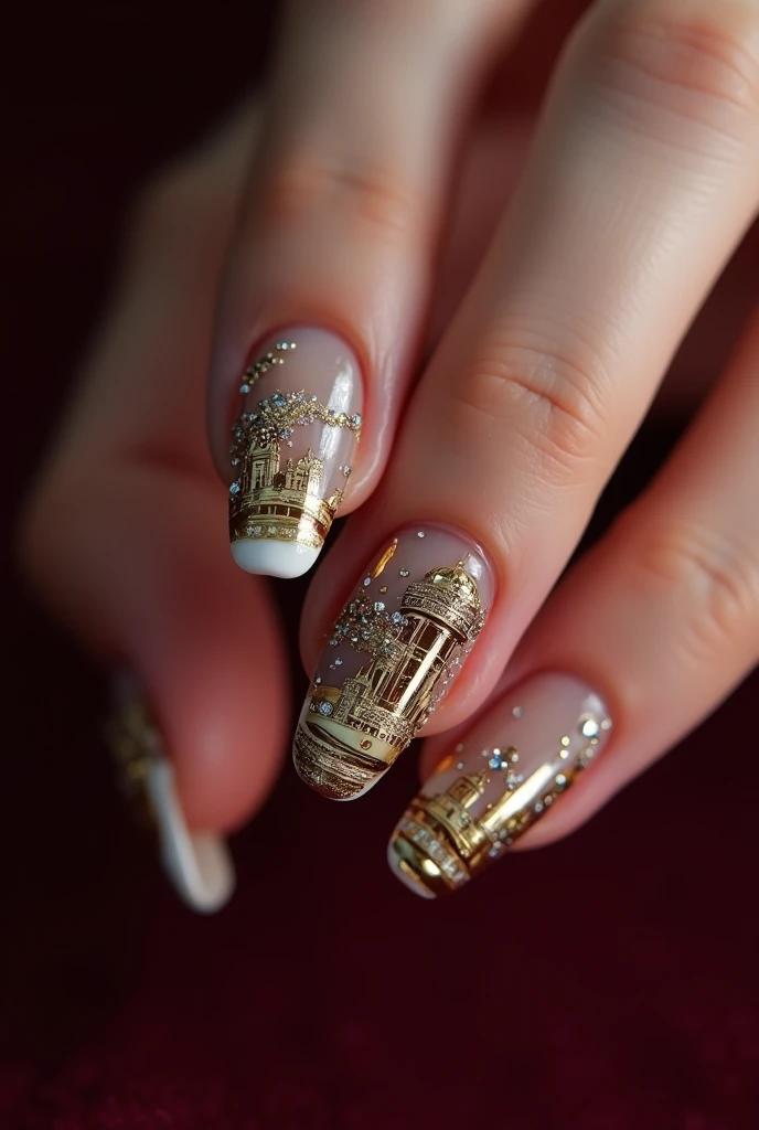 Make me nails that look like dubai