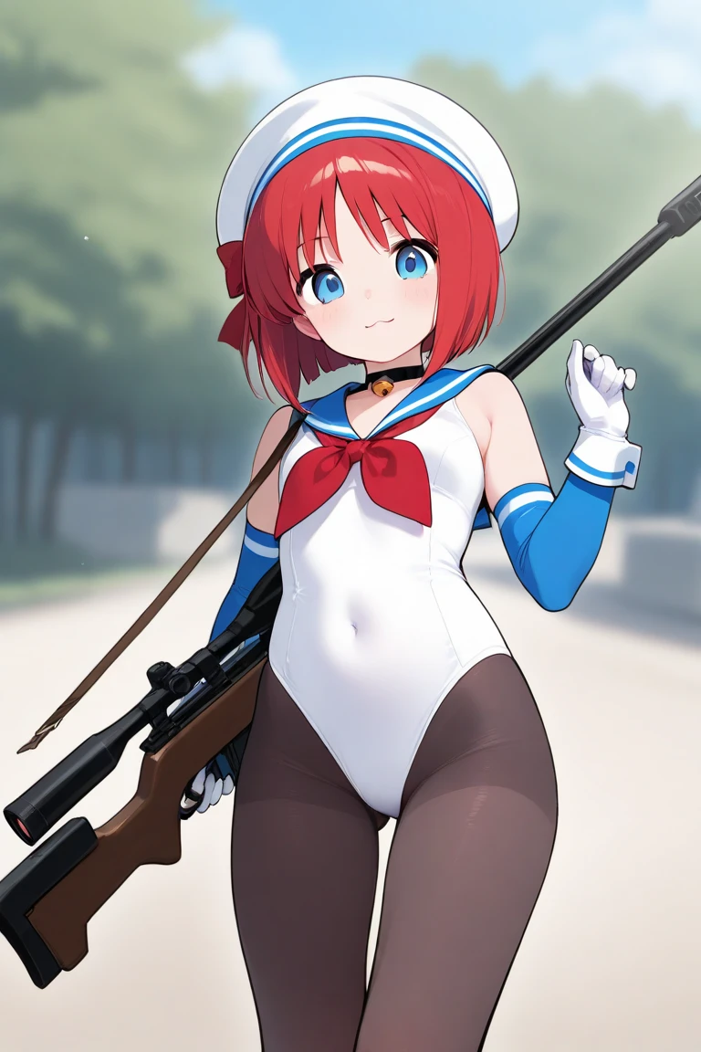 ultra-detailed, Explicit, Beautiful body, Beautiful Nose, Beautiful character design, perfect eyes, perfect face, ultra highres, 4K, beautiful legs, perfect legs, Nice hands, Perfect hand, Masterpiece, Best Quality, Highly detailed, illustration, absurdres, street fighter, doll suit, shadaloo doll, dollsuit, girls, multiple girls, expressionless, blank eyes, looking at viewer, red gloves, emotionless, black latex, corrution, mind control, female combatant, full body, hypnotized, unhappy trance, full body suit, ribbed bodysuit, both arms at side, stand up straight, obey, perfect female body, extremely glossy latex, hypnosis, hypnoLora, empty eyes, Mind control device, poses, submissive_pose, Slave, hat, necktie, stand up straight, standing, standing at attention, hat, necktie, belt, latex, ribbed bodysuit, brown hair, thighhighs, garter belt, Fighting Stance, extending the right arm from the shoulder into the air with a straightened hand, nazi saluting, military, military saluting, salute, Aguila, AGIRA, Miyashita Aki, Ultra Kaijuu gijinka keikaku, orange hair, green eyes, monster hood,