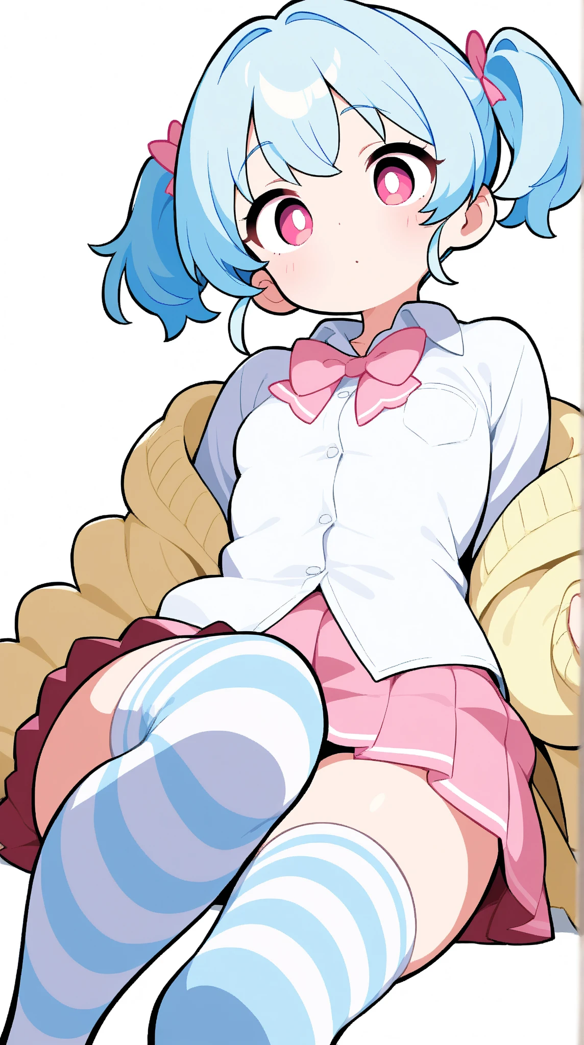 nsfw,1 person,Sweat,White Breath,solo,one piece,Perona,Futanari,room,(No-hands ejaculation),(soloオナニー),Sit on a chair,View from the front,Ahegao